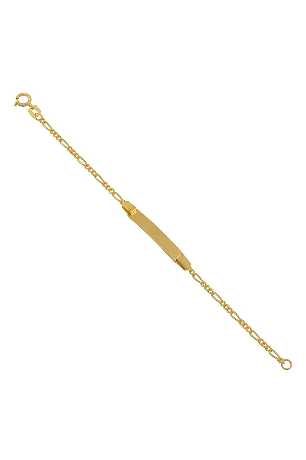 14 Carat Gold Plate Tag Gold Plain Tag