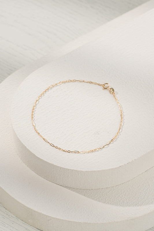 14 Ayar Ataç Forse Altın Bileklik