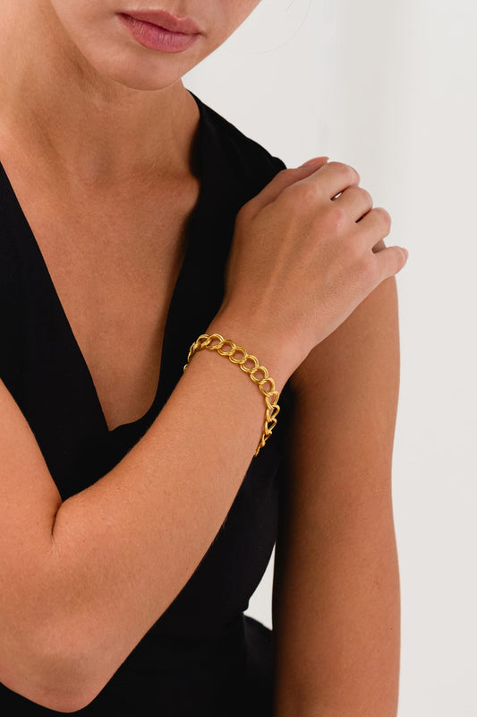 14 Ayar Uzay Yolu Altın Bileklik 5 mm