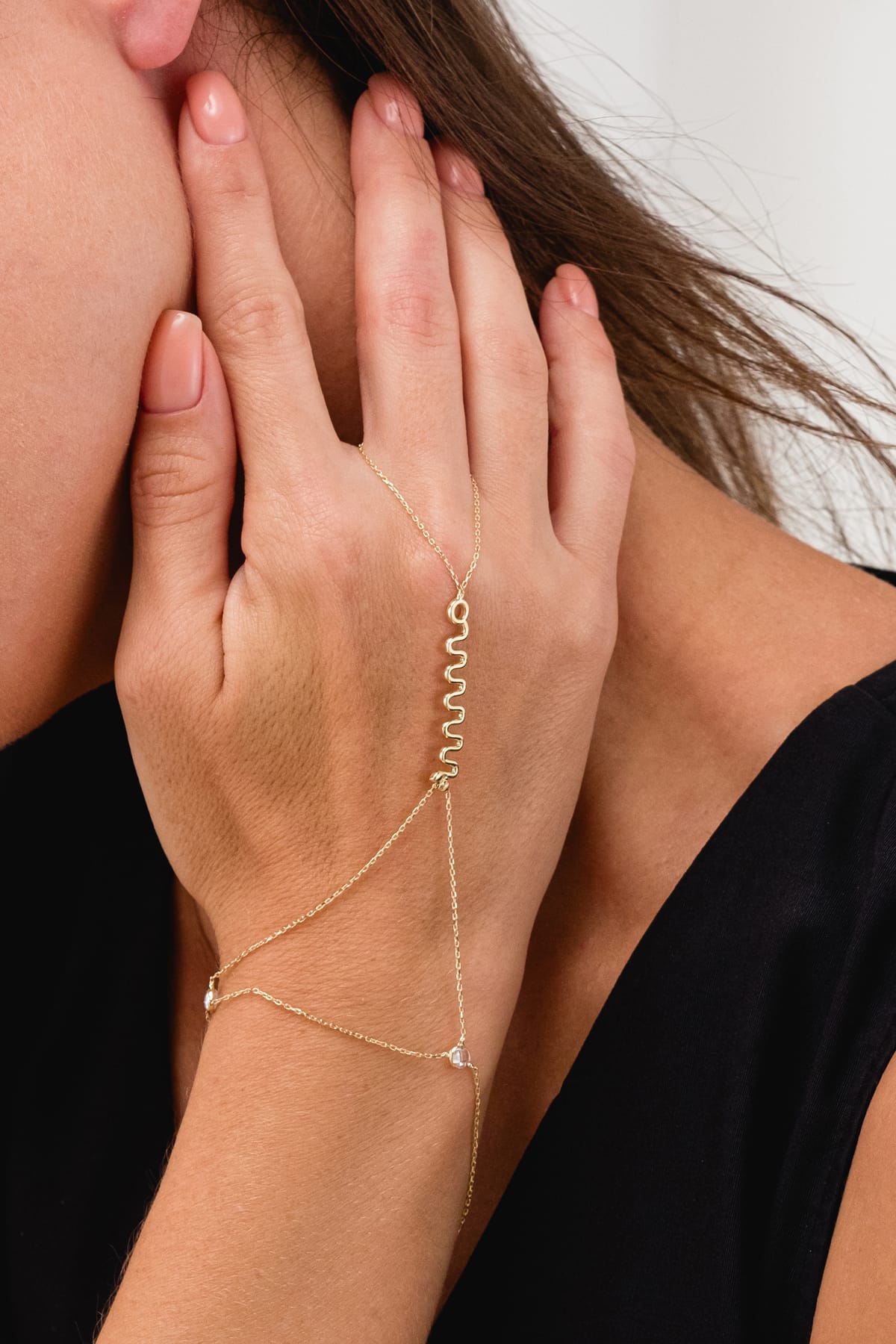 14 Ayar Kıvrımlı Model Altın Şahmeran