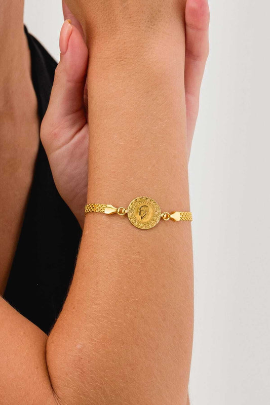 Quarter Gold Doch Bracelet Quarter Gold Doch Chain Bracelet