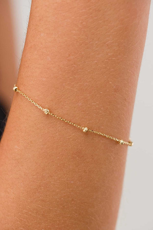 14 Carat Gold Dorika Ball Bracelet Women's Gold Bracelet