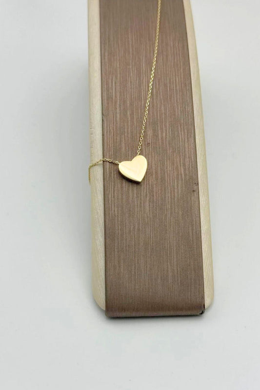 14K Gold Heart Pendant
