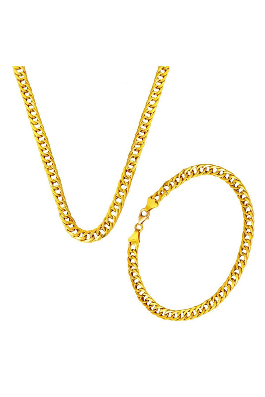 22 Carat Milky Way Necklace and Bracelet Set