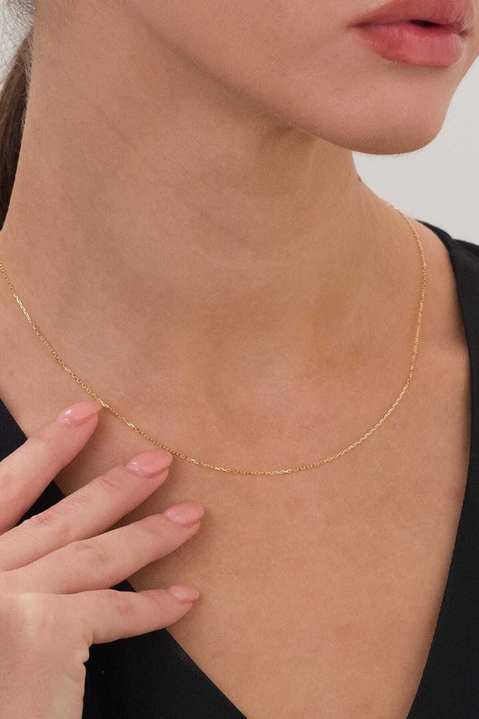 14K Gold Ghost Chain Force Gold Chain