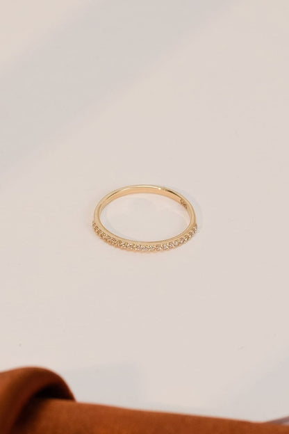 14 Ayar Su Yolu Çıtır Altın Yüzük